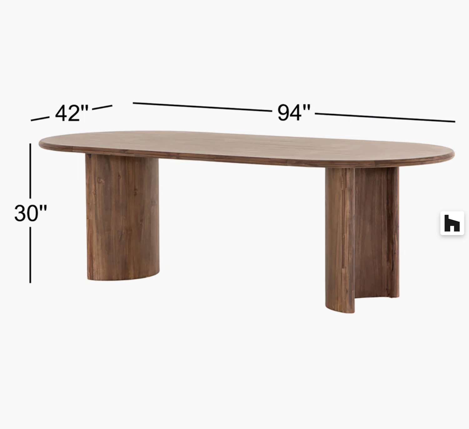 Pagoda Dining Table