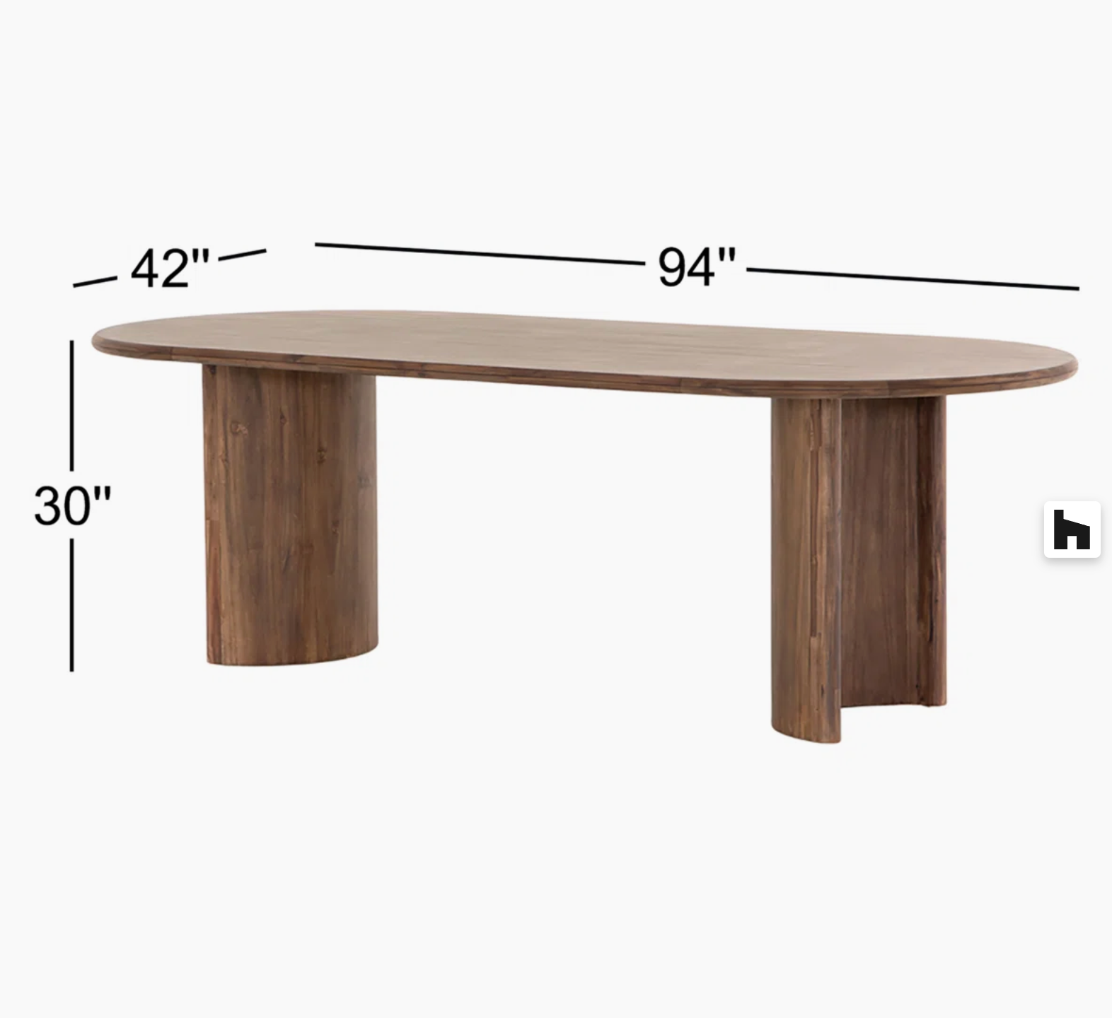 Pagoda Dining Table