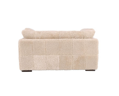 Shearling Lux Chair w/ Ottoman
