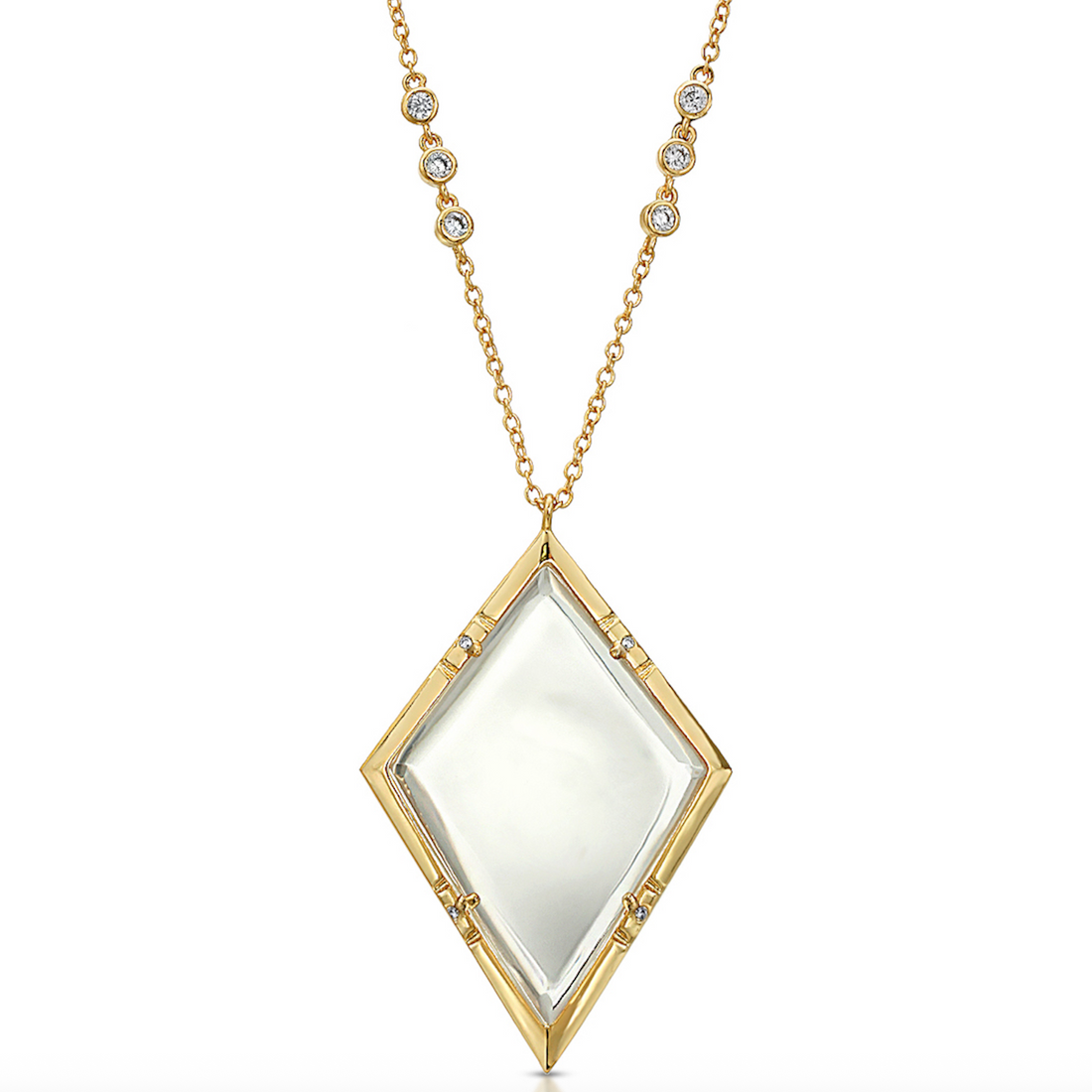 EMMELINE - MAGNIFIER PENDANT NECKLACE
