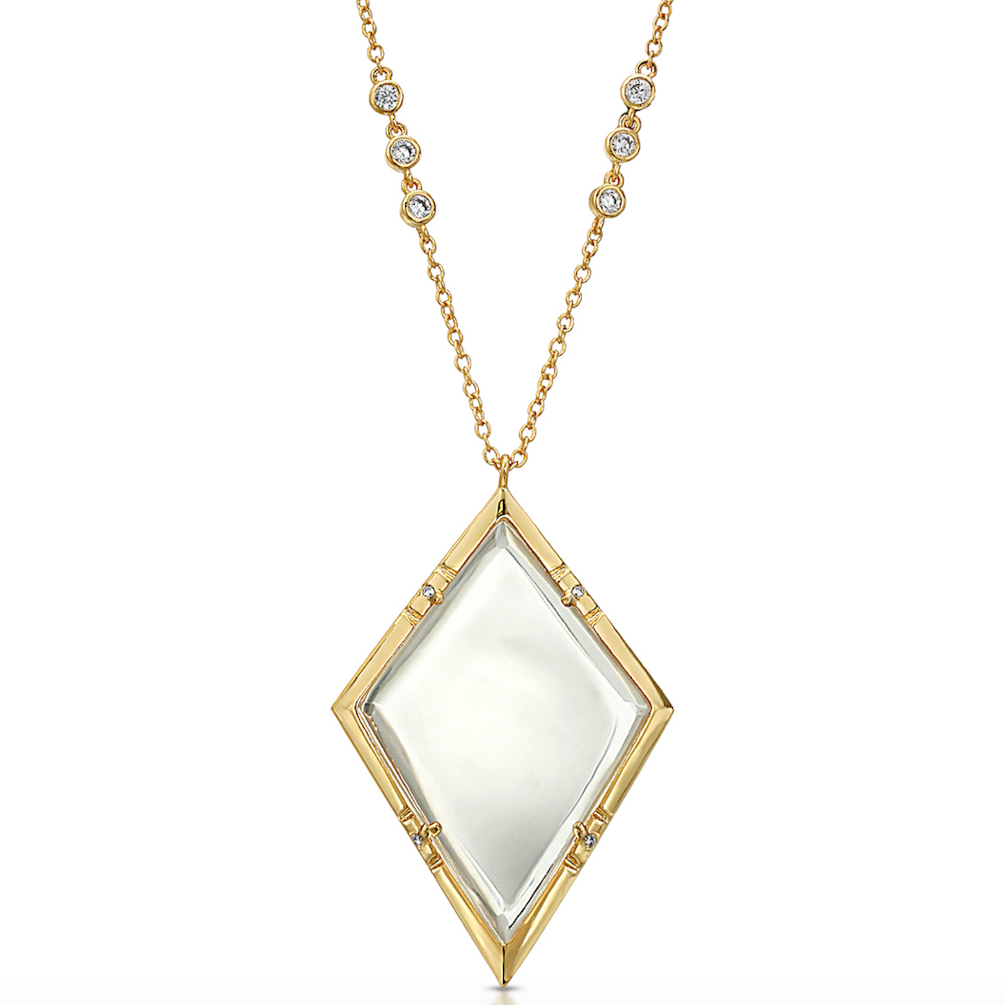 EMMELINE - MAGNIFIER PENDANT NECKLACE
