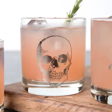 Skull glass set of 2/$20