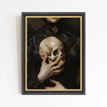 Beloved Skull Art 16x20