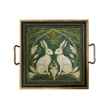 Two Rabbits Tray