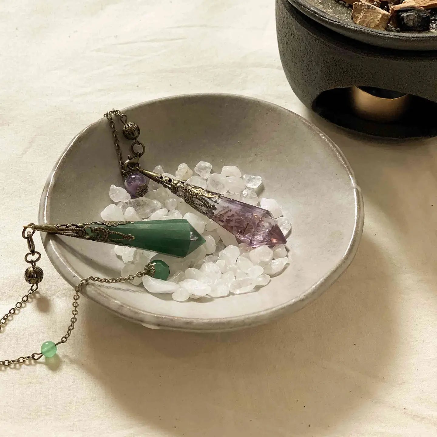 Aventurine Crystal Pendulum