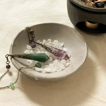 Aventurine Crystal Pendulum
