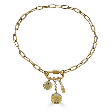 Mimi Charm Paperclip Necklace