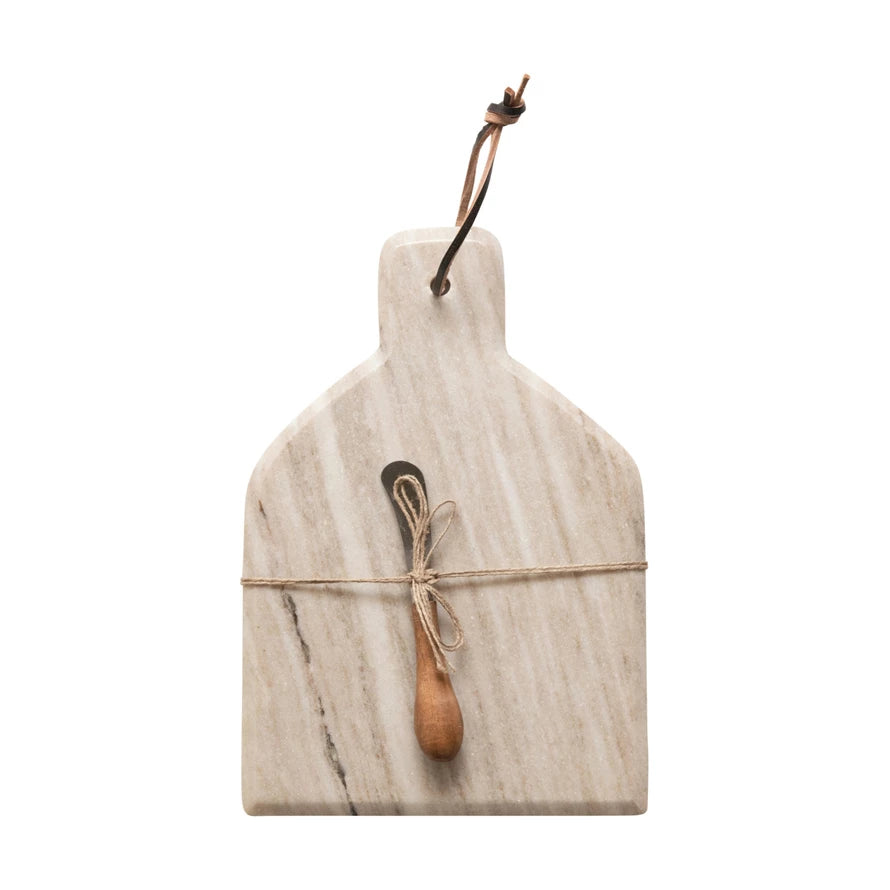 Marble Board &amp; Knife