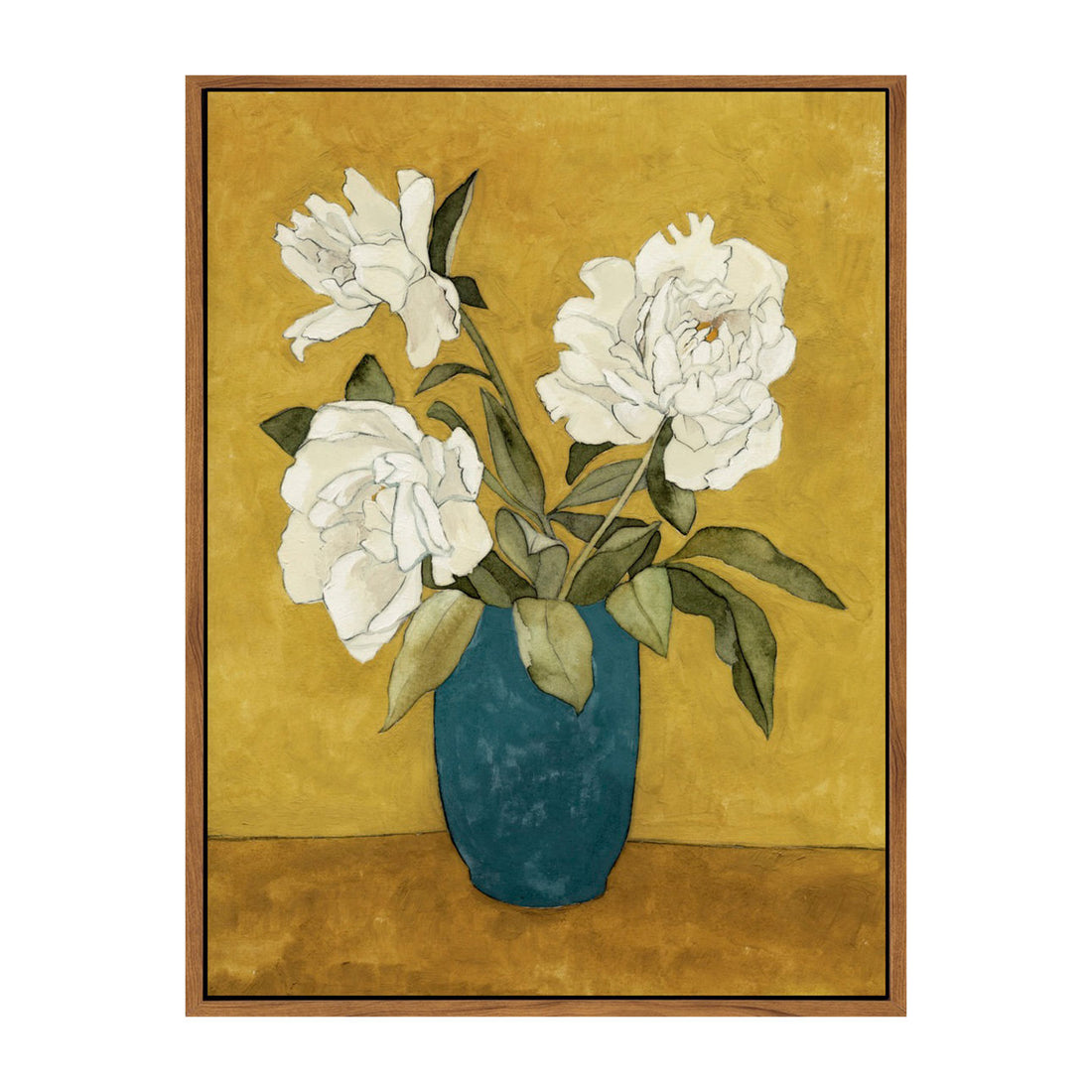 Flower Trio In Blue