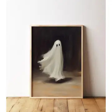 Cute Ghost Print 18x24