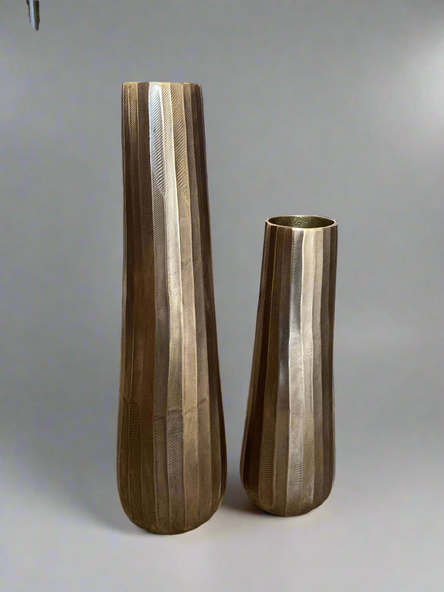Verdigras Vase Short