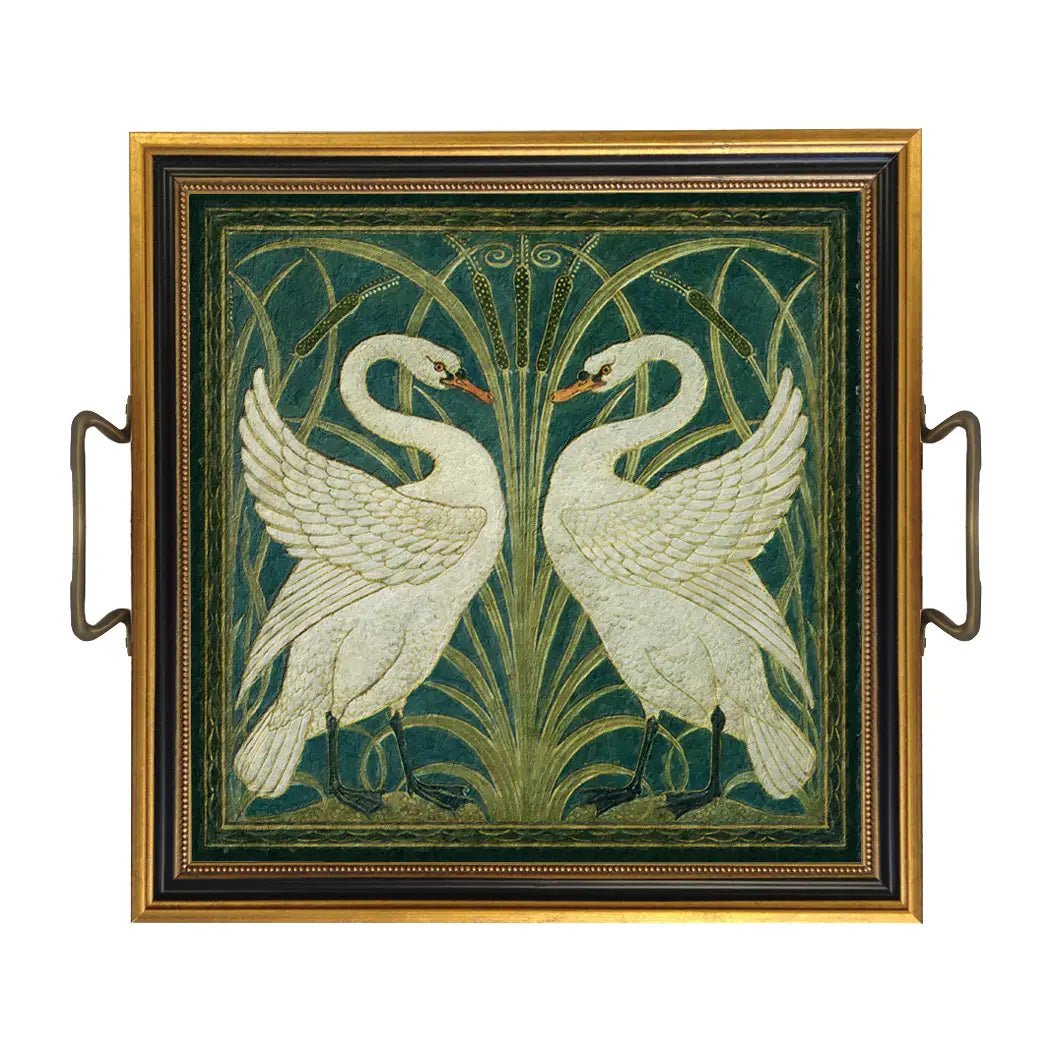White Swan Tray